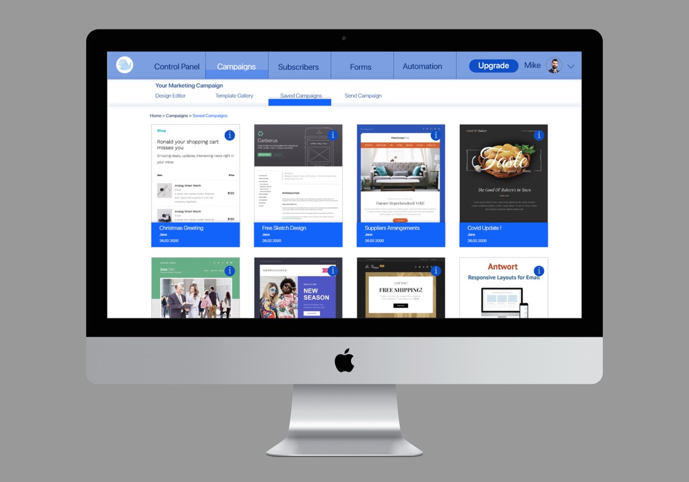Spark Mail campaign web app