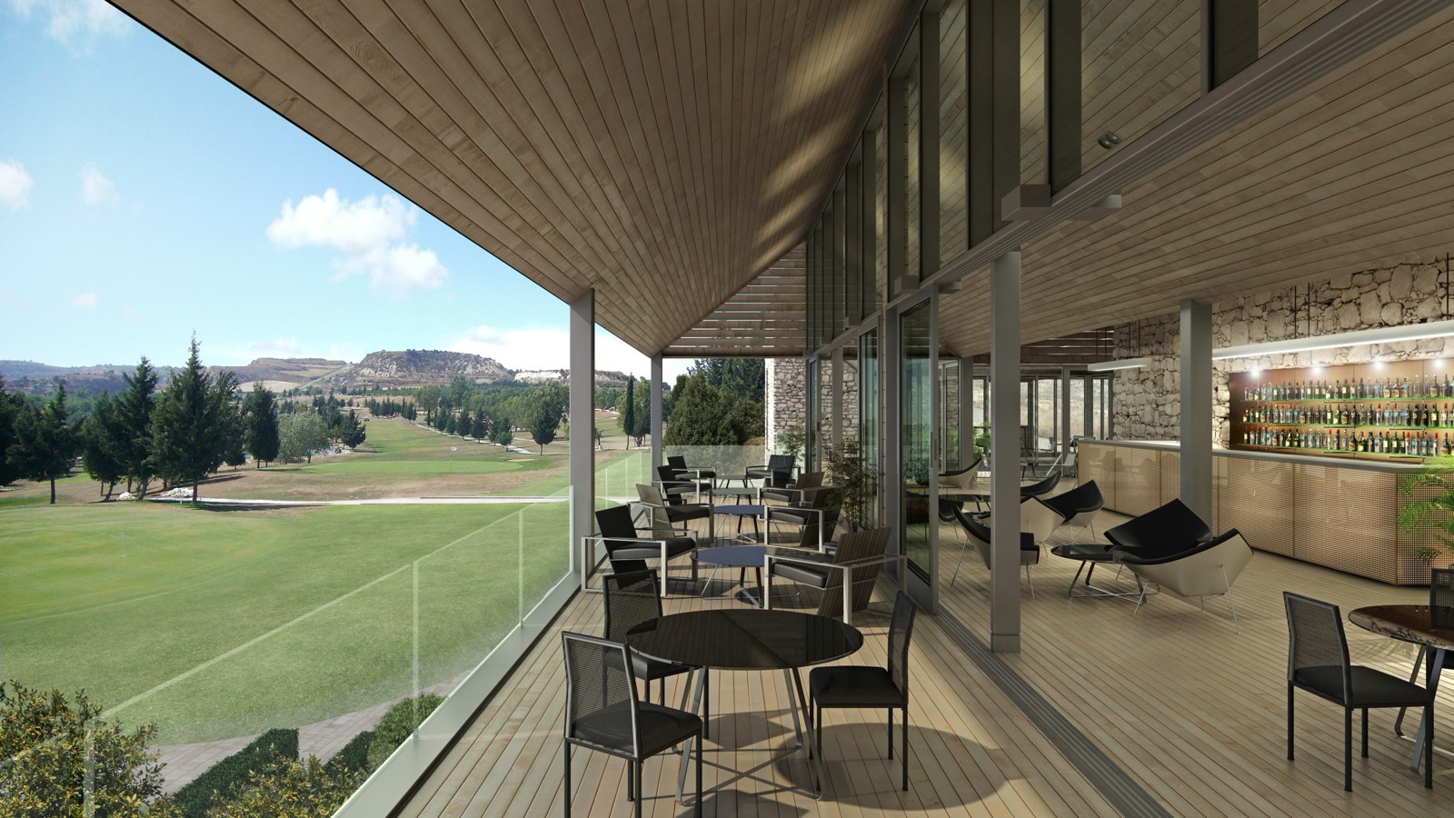 Minthis Hills Clubhouse, Golf clubhouse & driving range